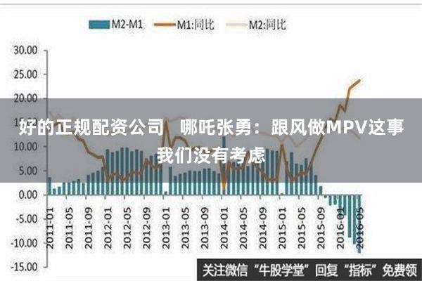 好的正规配资公司   哪吒张勇：跟风做MPV这事我们没有考虑