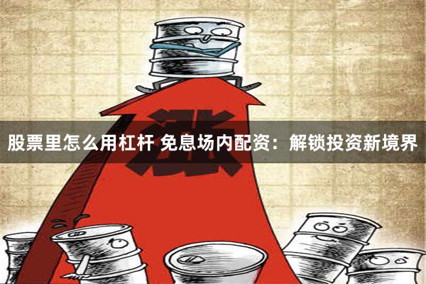 股票里怎么用杠杆 免息场内配资：解锁投资新境界