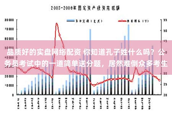 品质好的实盘网络配资 你知道孔子姓什么吗？公务员考试中的一道简单送分题，居然难倒众多考生