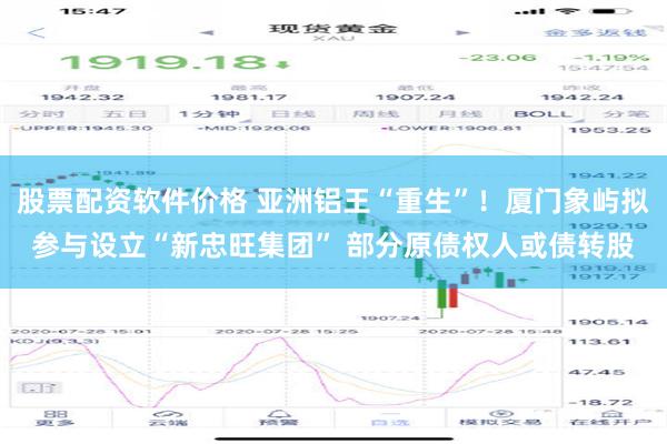 股票配资软件价格 亚洲铝王“重生”！厦门象屿拟参与设立“新忠旺集团” 部分原债权人或债转股