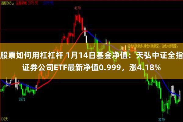 股票如何用杠杠杆 1月14日基金净值：天弘中证全指证券公司ETF最新净值0.999，涨4.18%