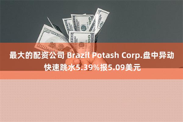 最大的配资公司 Brazil Potash Corp.盘中异动 快速跳水5.39%报5.09美元